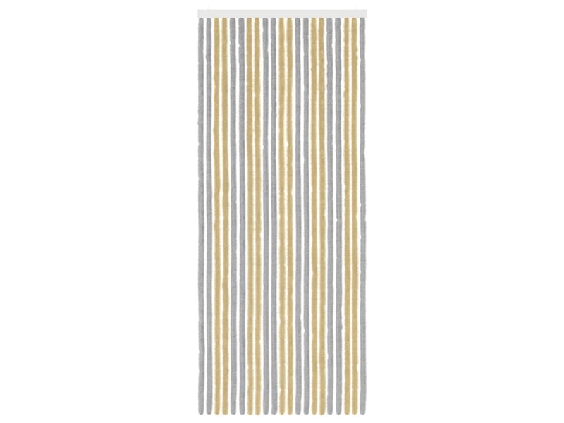  Rideau anti-insectes, moustiquaire en chenille gris et beige 90 x 220 cm cf43449  - Conforama C
