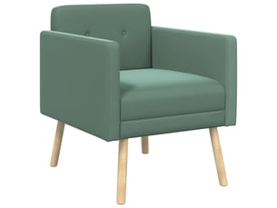 Fauteuil relax manuel VIDAXL  Polyester vert