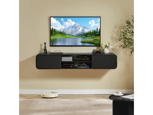 Meuble tv coloris noir 38 cm <strong>ATELIER CONFORTIEL</strong> <strong></strong>