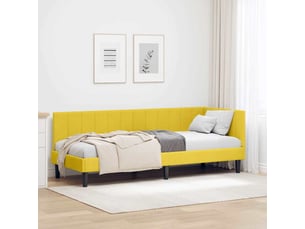 Lit simple 80x200 cm    coloris jaune