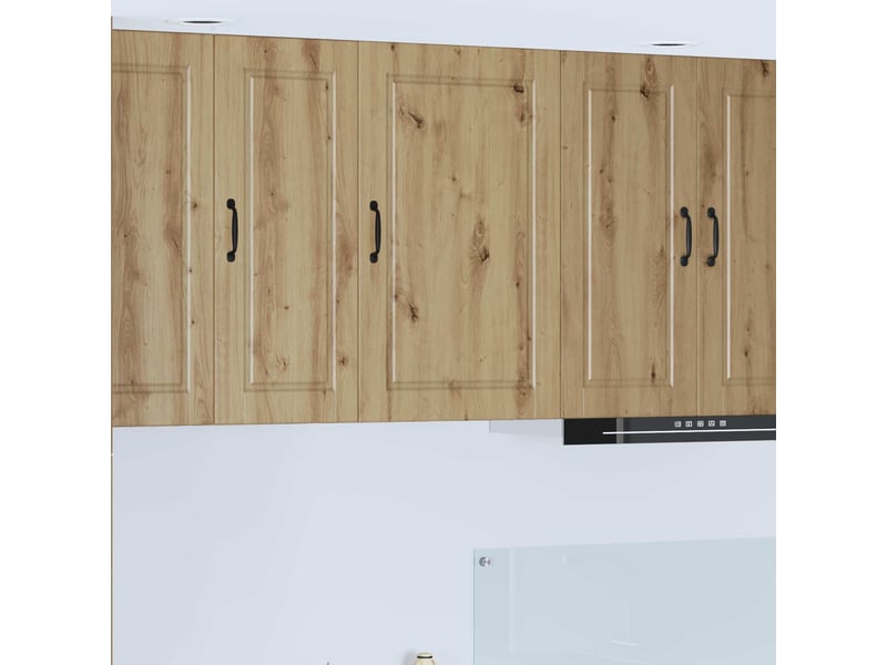 Meuble mural de cuisine, armoire de cuisine chêne artisanal 50x31x80cm shl4267 - Conforama B