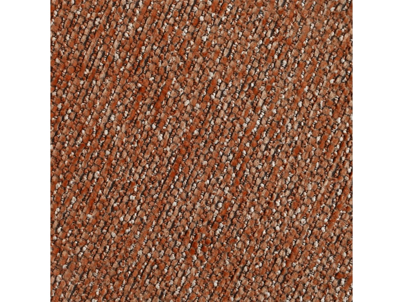  Canapé capitonné convertible 3 places en tissu doux terracotta - suki  - Conforama D