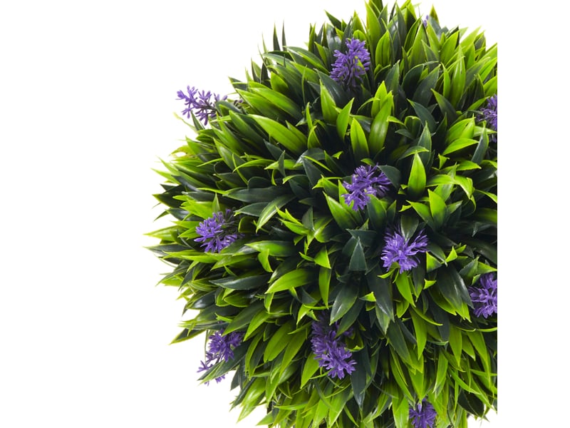  Lot de 2 plantes artificielles lavande 24x60 cm vert  - Conforama C