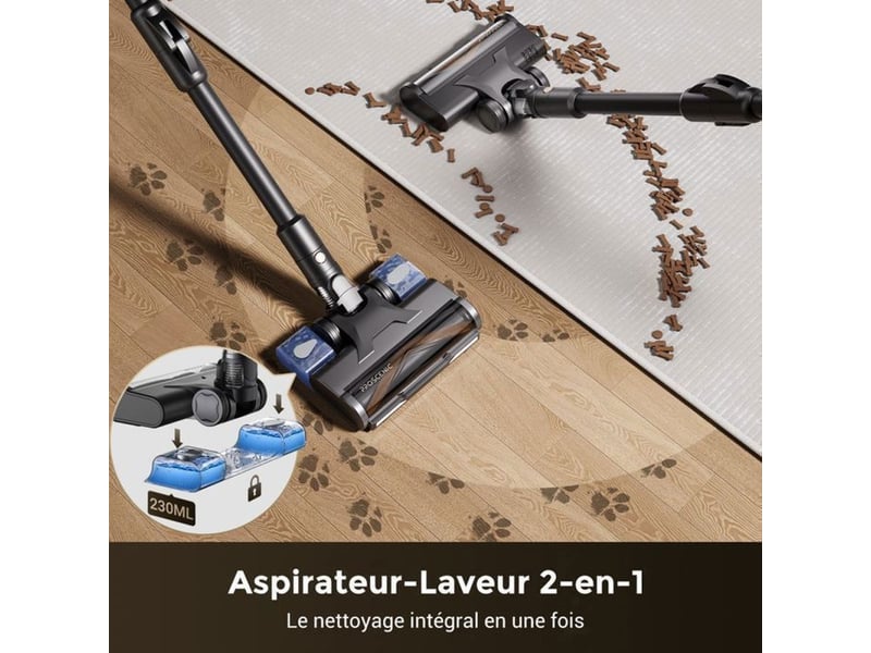  Aspirateur balai sans fil 80 kpa 180 aw smartspeed 3 modes jusqu a 70 min batterie amovible 406392_AACOV78553_6_DROPFR - Conforama D