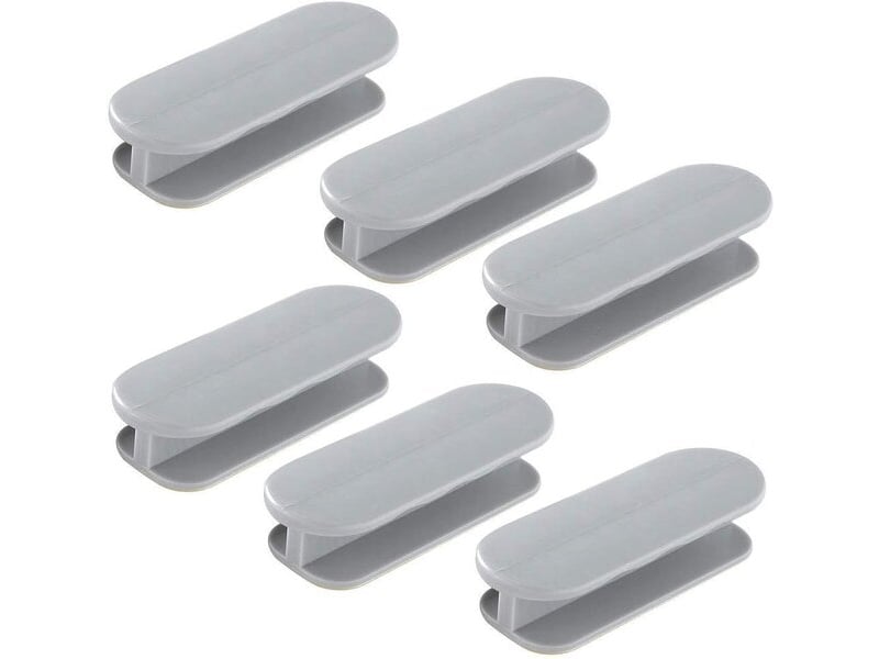  Poignée adhésive hetang yuese de 8x3 cm pour meubles en plastique, boutons gris pour armoires et poignée de tiroir pour les vitrines d'armoires.  - Conforama D