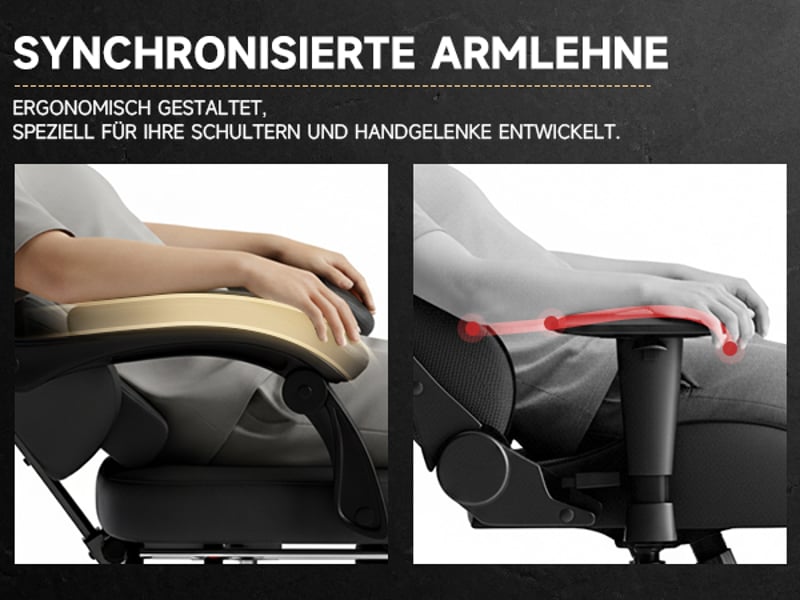 Gaming stuhl pvc leder chaise gamer ergonomique inclinable 135° 58.5x63x120.5cm noir - Conforama D