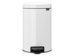 Poubelle cuisine 12 L NEW ICON coloris blanc
