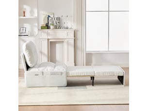 Canapé convertible 1 place avec couchage 80 x 165 cm evryae