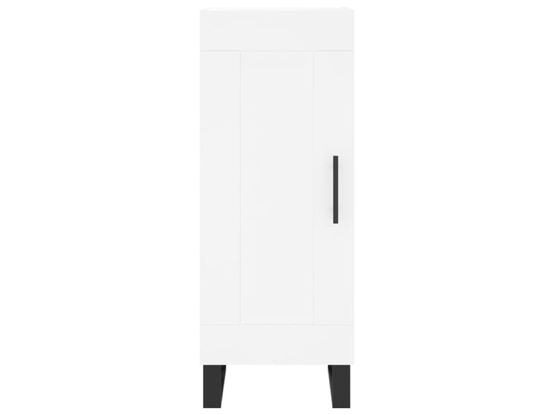  Buffet - bahut - meuble de rangement blanc 34,5x34x90 cm bois d'ingénierie  - Conforama E