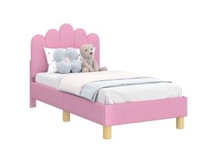 Lit simple 70x140 cm coloris rose