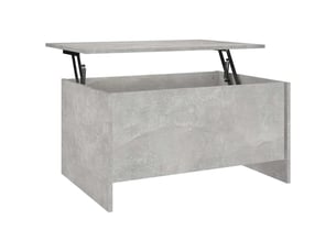 Table basse rectangulaire coloris gris  