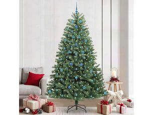 Sapin de noël artificiel, arbre de noël à branches articulées vert 240 cm shl4010
