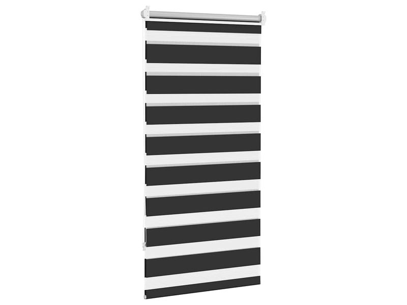  Store vénitien zébré, store de fenêtre 80,9 x 150 cm, largeur du tissu 76,7 cm, noir cf48236  - Conforama D