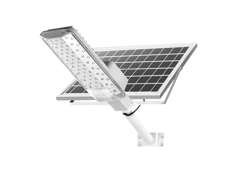  Lampadaire solaire extérieur ip65, 1 pièce – led avec télécommande, pour jardin, cour et allée  - Conforama A