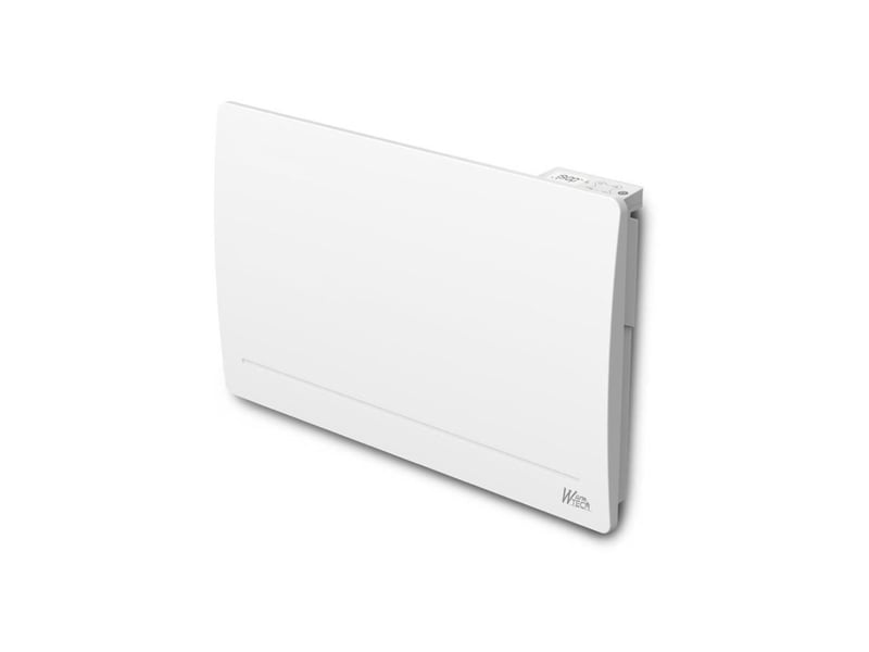Radiateur inertie fonte 1500w blanc ip24 thermostat lcd fil pilote 6 ordres AABLL16454 - Conforama A