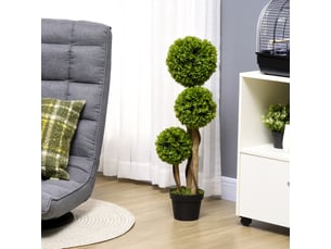 Plante artificielle 90 cm aspect naturel plastique vert clair