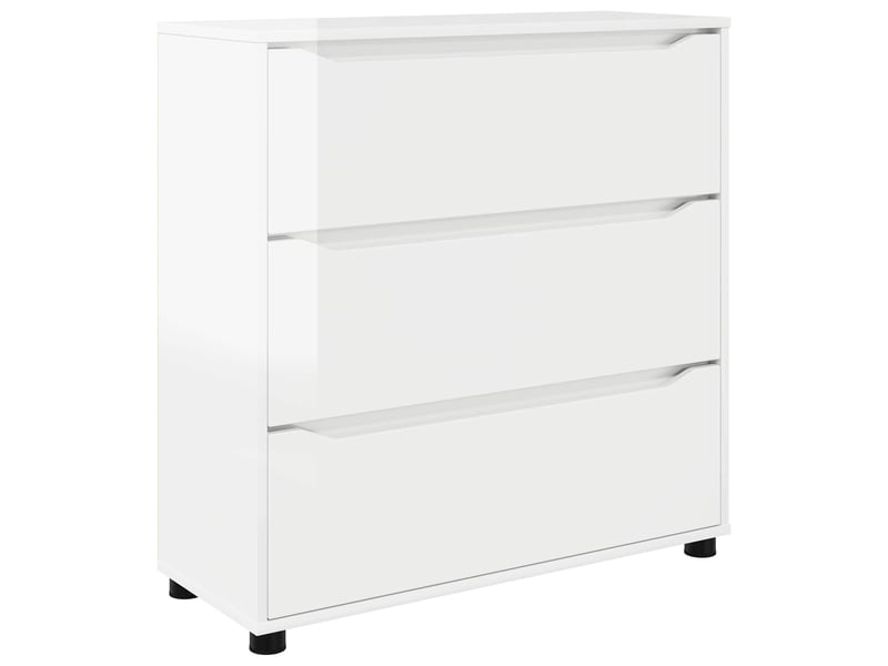  Armoire de rangement, commode de rangement 80 x 31 x 81 cm bois d'ingénierie shl3739  - Conforama A