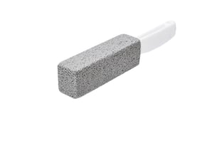 1 brosse de nettoyage en pierre ponce, pierre de nettoyage en pierre ponce avec manche, brosse de nettoyage pour toilettes, peut éliminer les taches