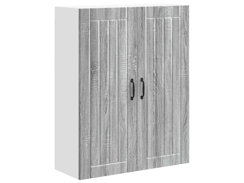 Meuble mural de cuisine, armoire de cuisine sonoma gris 80x31x100cm - Conforama A