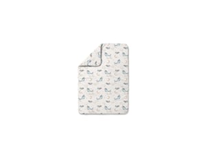 Couette bébé 120 × 90 cm - motif baleine, beige waldin