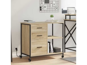 Commode 1 tiroir(s) <strong></strong> <strong></strong> coloris beige largeur 76 cm