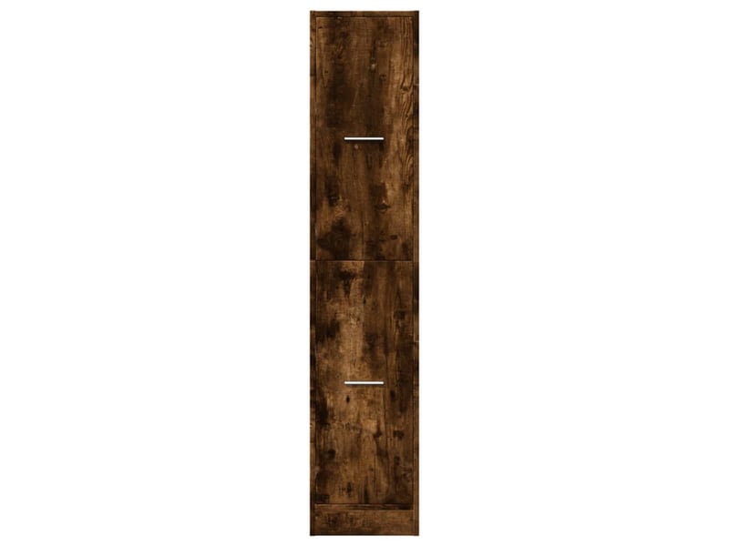  Meuble de rangement, armoire d'apothicaire chêne fumé 30x41x144,5 cm bois ingénierie  - Conforama E