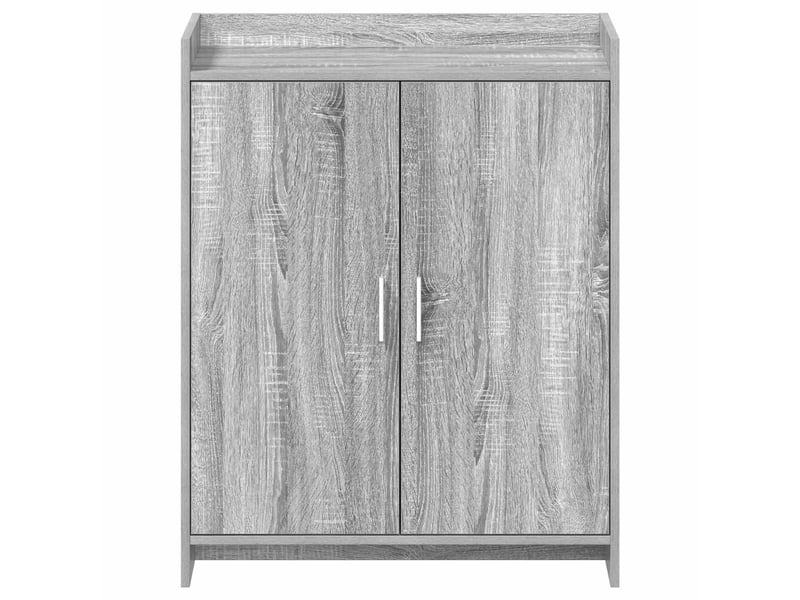  Meuble à chaussure, cabinet à chaussures avec porte sonoma gris 73,5x36x92 cm  - Conforama E