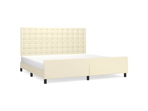 Lit 2 places 200x200 cm    coloris beige
