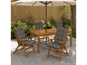 Lot de 4 coussins de chaise à dossier haut vianen cf59345
