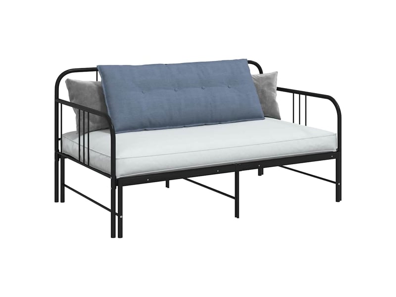 Coussin de dos, coussin de dossier bleu 120 x 50 cm tissu en velours côtelé cf54508 - Conforama C