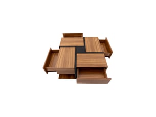Table carré(e) coloris naturel <strong>ATELIER CONFORTIEL</strong> <strong></strong> - 78 cmx78 cm
