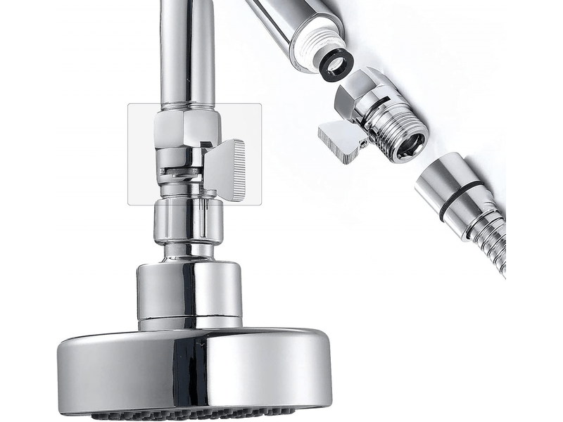  Stop douche, vanne d’arrêt pour pommeau de douche avec interrupteu, vanne d'arrêt de pommeau de doucher, valve de pommeau de douche, pour pommes  - Conforama C