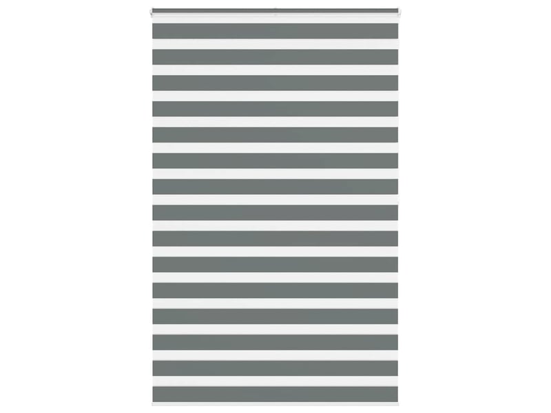  Store zèbre, store de fenêtre gris foncé largeur du tissu 140,9 cm polyester cf48574  - Conforama B