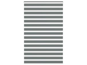 Store zèbre, store de fenêtre gris foncé largeur du tissu 140,9 cm polyester cf48574