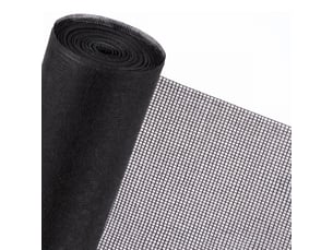 Moustiquaire découpable, ajustable pour porte ou fenêtre - 120 x 250 cm - noir