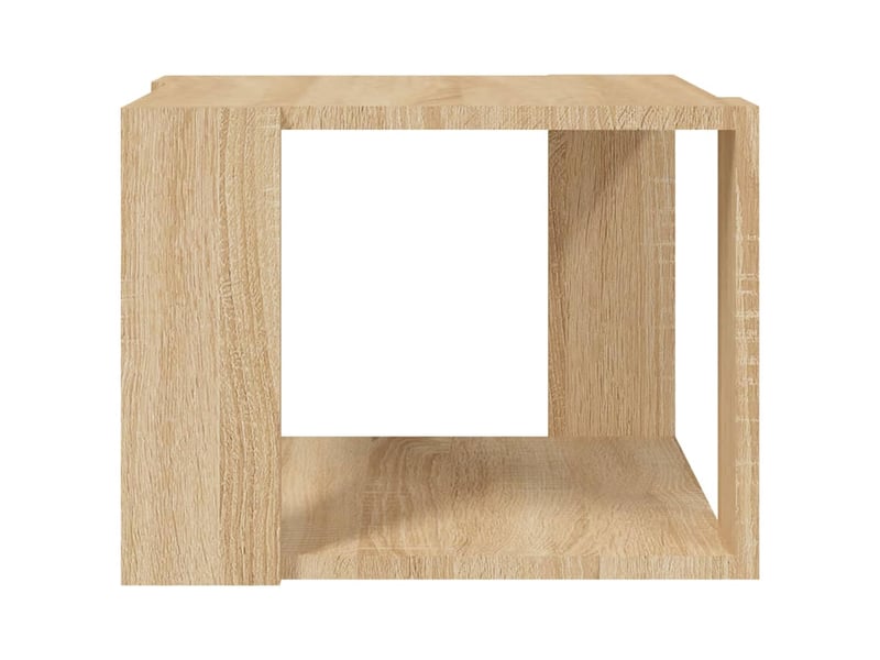 Table basse | table de salon chêne sonoma 40x40x30 cm bois d'ingénierie  - Conforama E