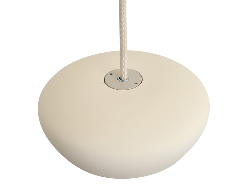  Moderne hanglamp beige met ronde kap 3-lichts - concerto  - Conforama D