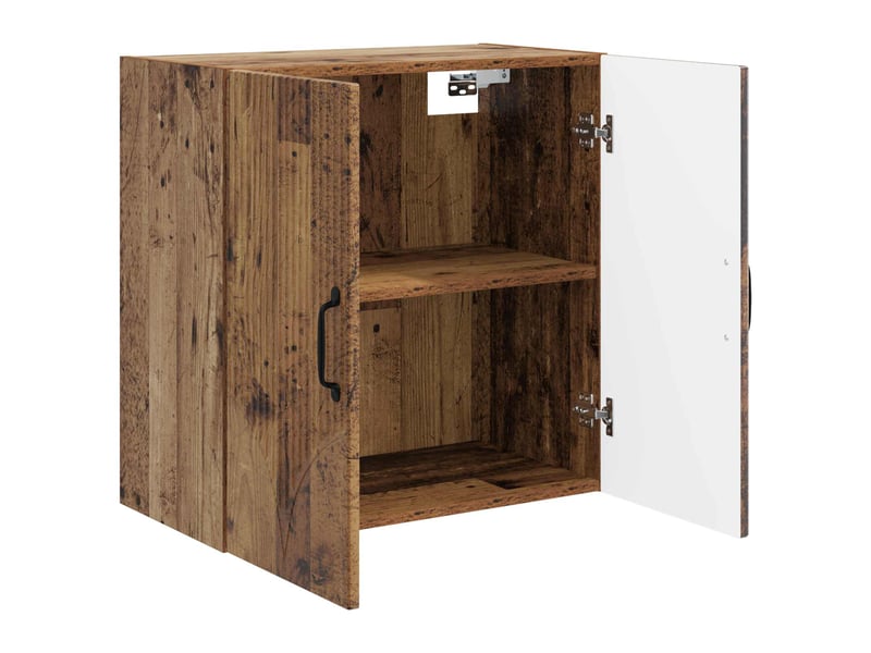  Armoire murale salon, meuble de rangement 59x31x60cm bois d'ingénierie bois ancien shl1485  - Conforama C