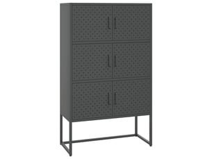 Buffet 6 porte(s) - 80 cm coloris noir