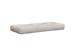 Coussin de siège en palette, coussin d'assise vianen 100 % polyester blanc cf55870