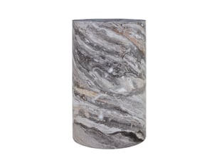 Table basse rond(e) coloris gris MEUBLIV  - 30 cmx30 cm