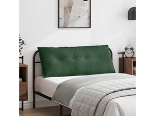 Coussin de dos, coussin de dossier vert jungle 120 x 50 cm tissu en velours côtelé cf55109