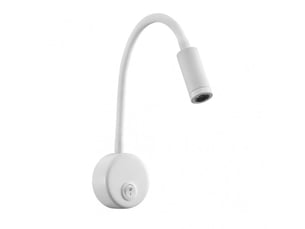 Applique murale fabrilamp edgar blanc led intégrée 3 w 285 lm 4000 k 40x7x19 cm