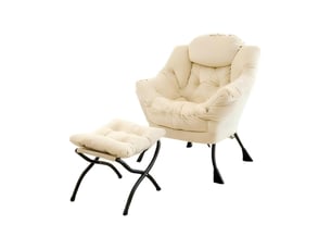 Fauteuil fixe BLK Tissu beige