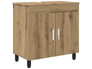 Unité de vanité de salle de bain, meuble de rangement chêne artisanal shl8466