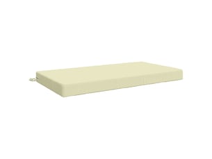 Coussin d'assise, coussin pour chaisecanapé soest 100 % polyester crème 120 x 60 x 10 cm cf51419