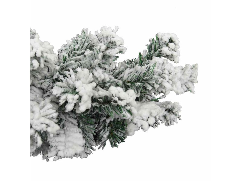  Guirlande de noël avec neige floquée vert 20 m pvc  - Conforama D