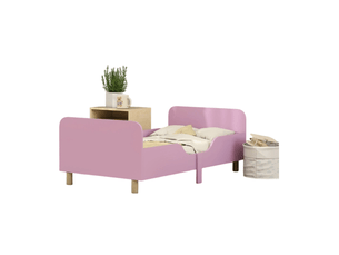 Lit bébé 70x140 cm coloris rose