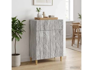 Buffet - bahut - meuble de rangement sonoma gris 66 x 34,5 x 90 cm bois d'ingénierie