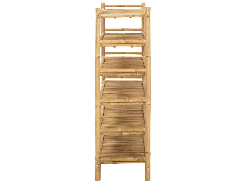  Meuble à chaussures, rack à chaussures avec étagère naturel 6 niveaux bambou  - Conforama D